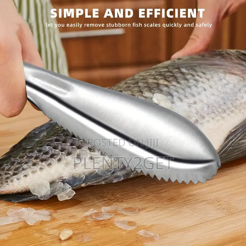 3pcs Stainless Steel Fish Scale Scraper Set - Easy-to-Use, Durable Kit