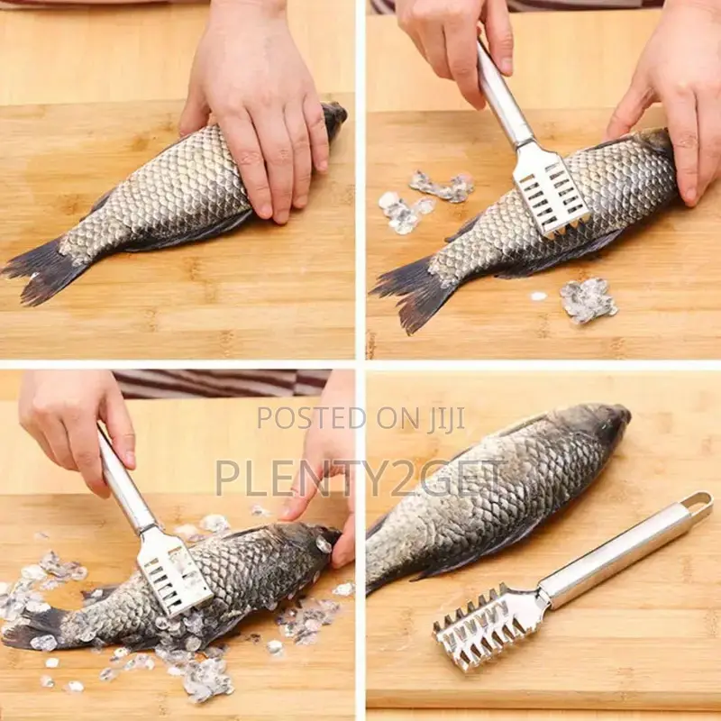 3pcs Stainless Steel Fish Scale Scraper Set - Easy-to-Use, Durable Kit