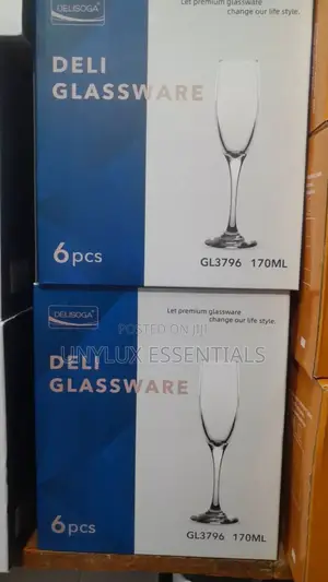 6pcs Champagne Glass Cup 170ml