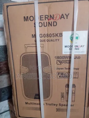 Modern Day 8 Inches Rechargeable Speaker Model No MLG 0805kb