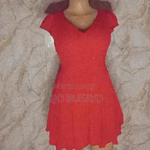 Denim Gown And Red Short Gown
