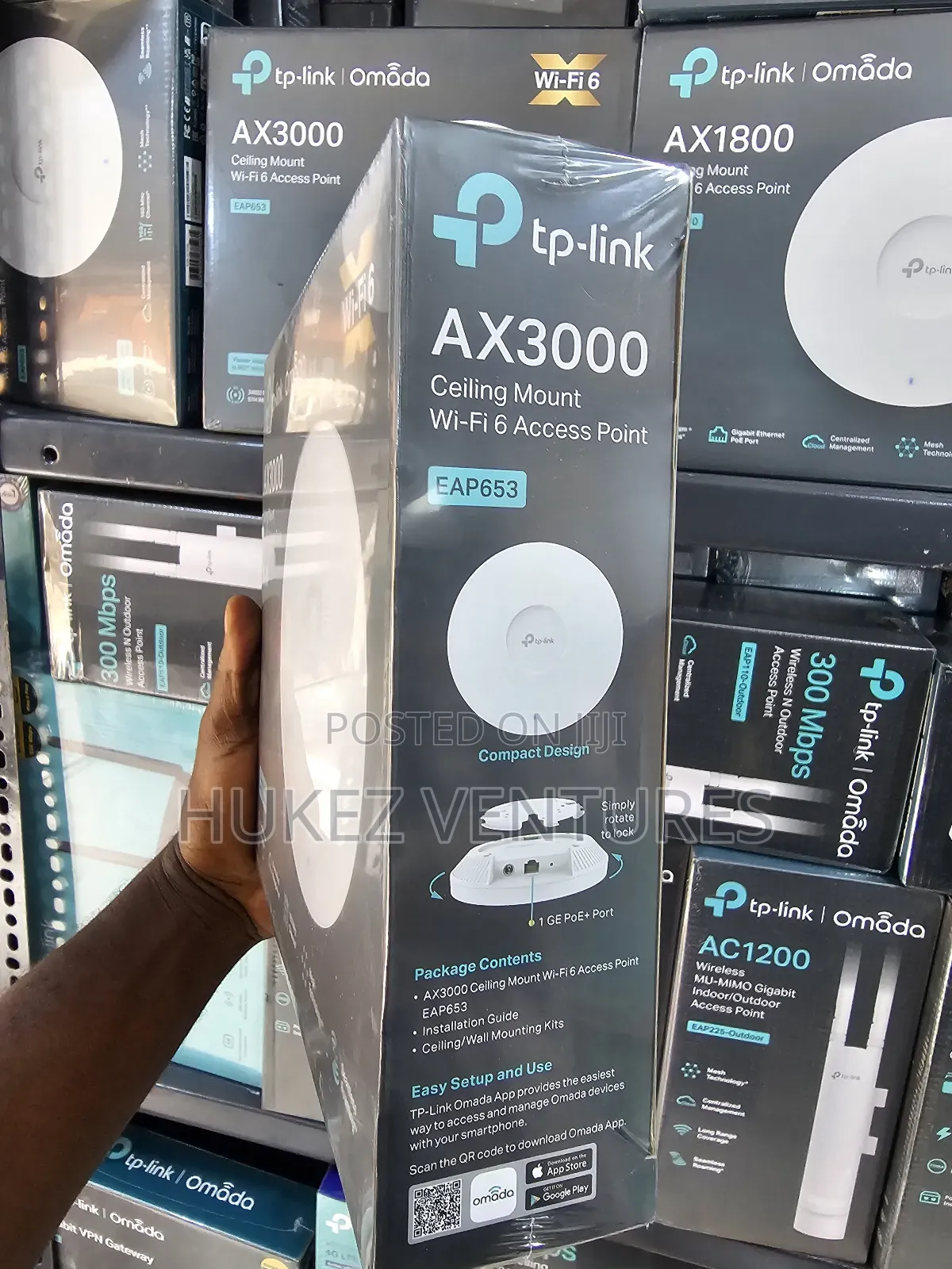 Tplink Ax3000 Wifi 6 Ceiling Mount Access Point Eap653