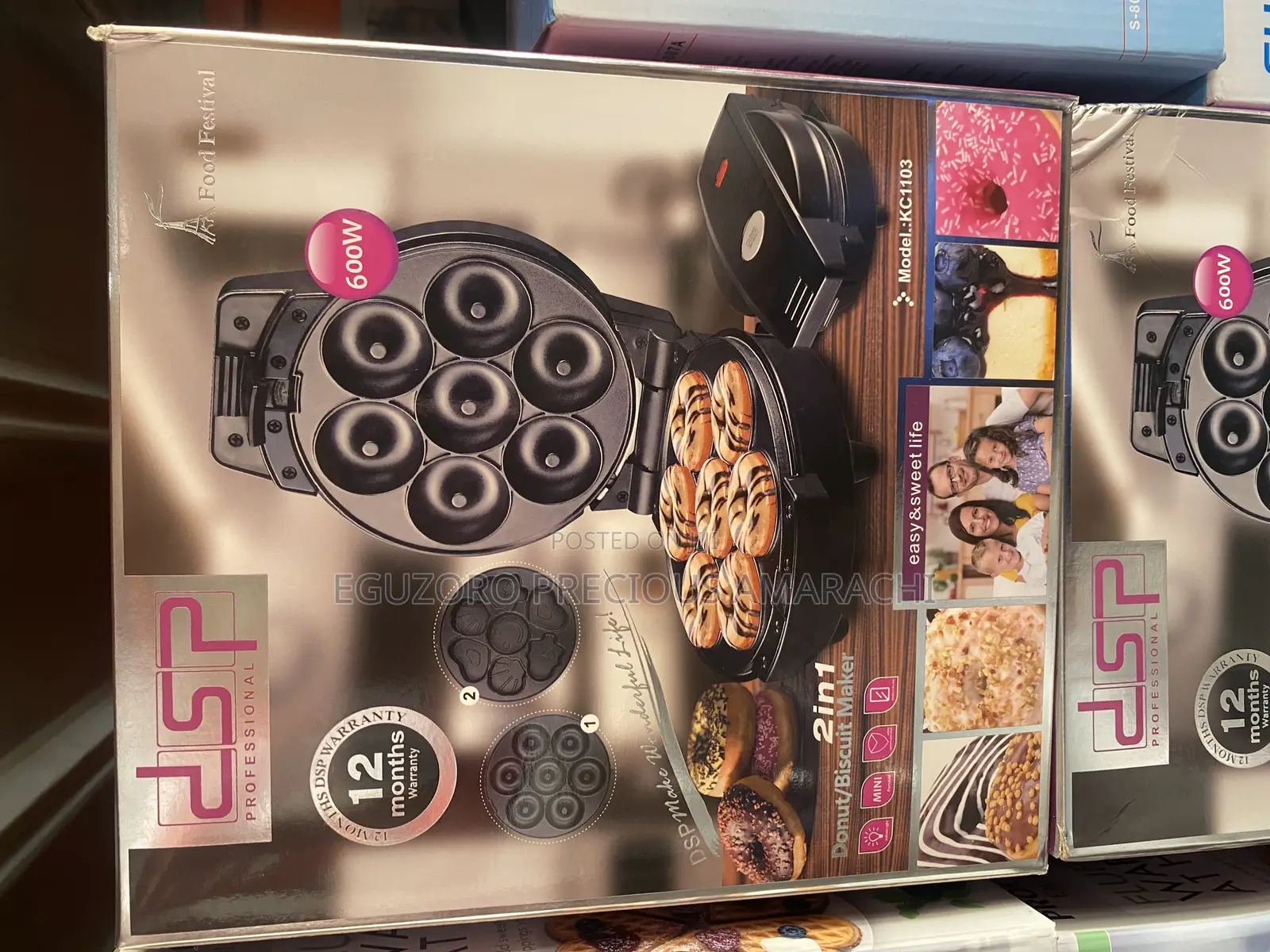 DSP 2 in 1 Donuts Maker and Biscuit