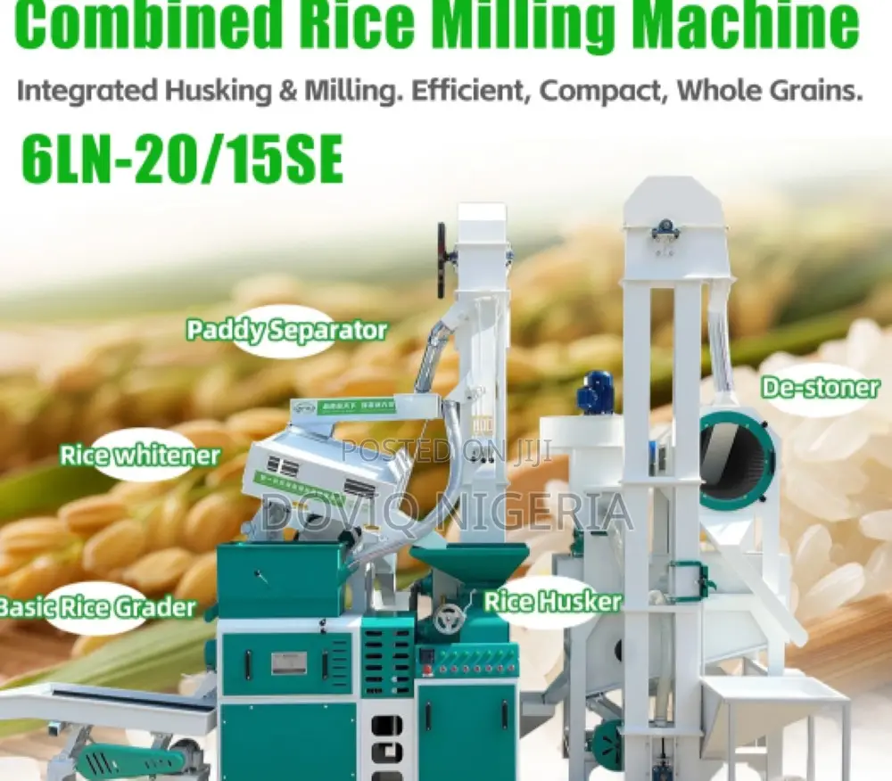 Integrated Rice Milling Machine