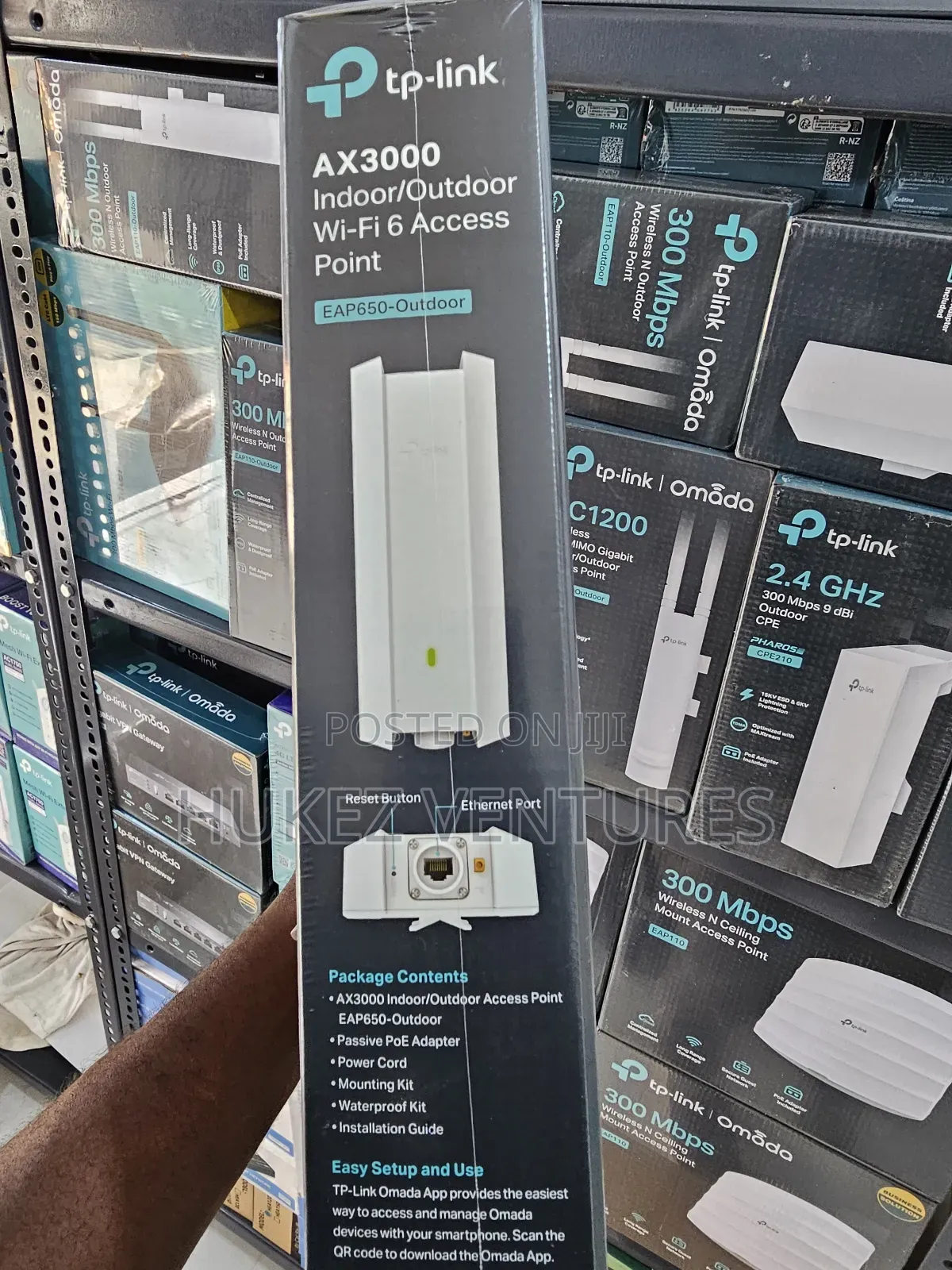 Tplink Ax3000 Wifi 6 Outdoor Access Point Eap650