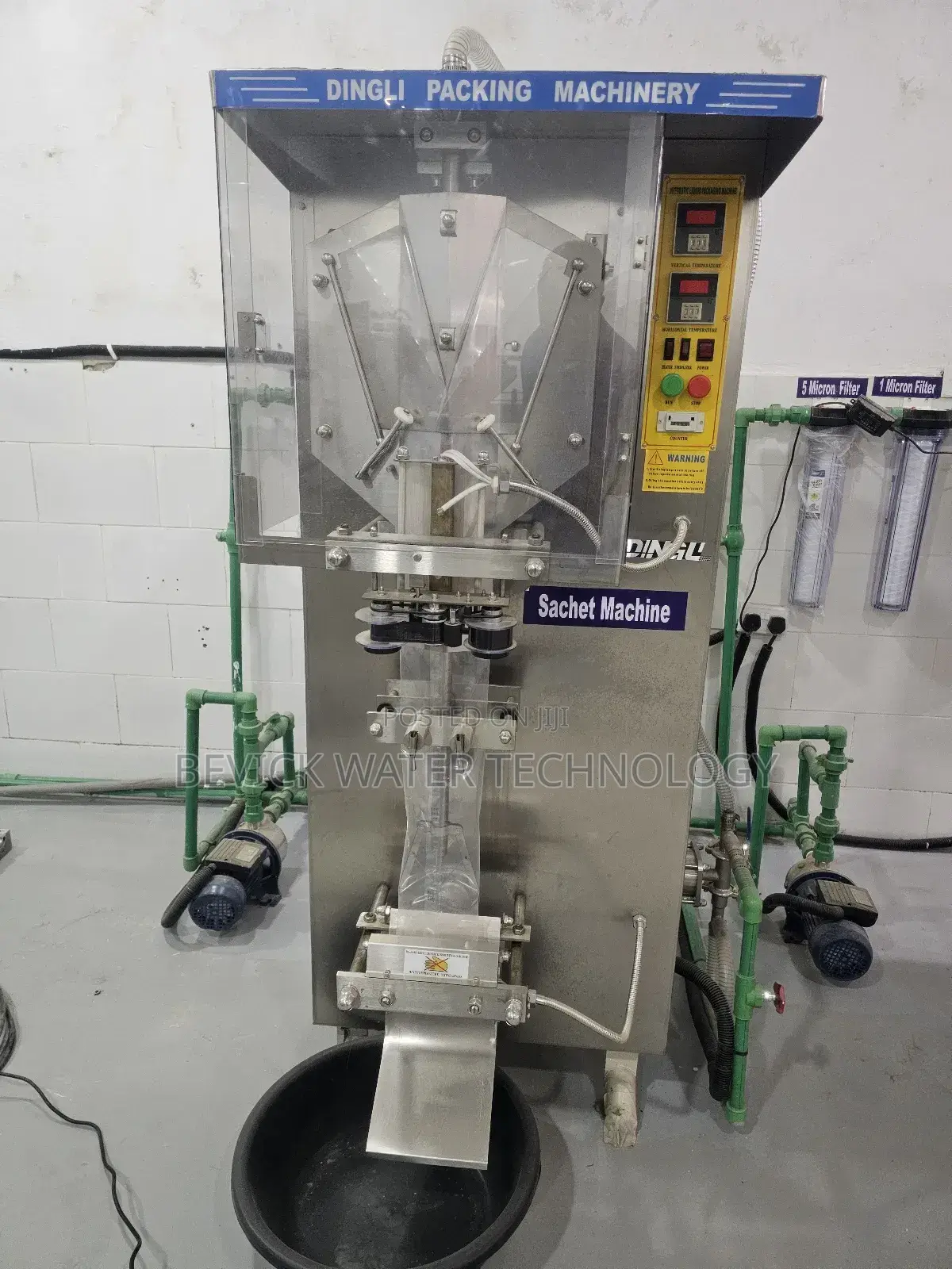 Original Dingli Pure Water Sachet Machine
