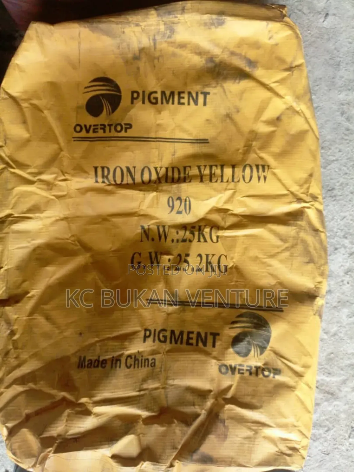 Iron Oxide Yellow Pigment