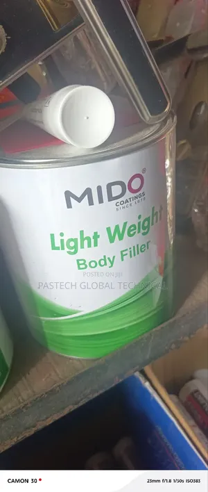 Mido Light Weight Body Filler; A/B Component