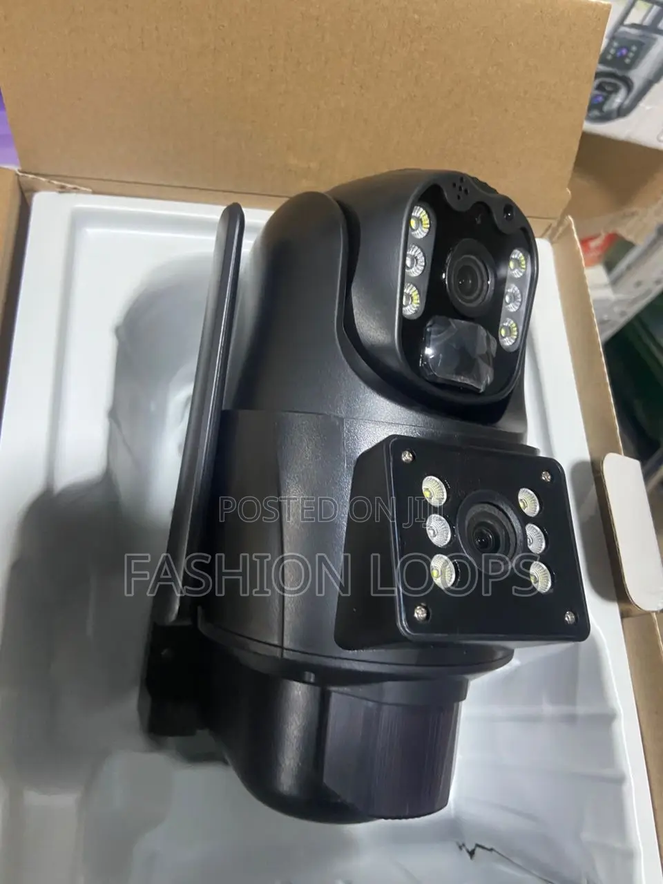 Dual Lens Solar CCTV Camera