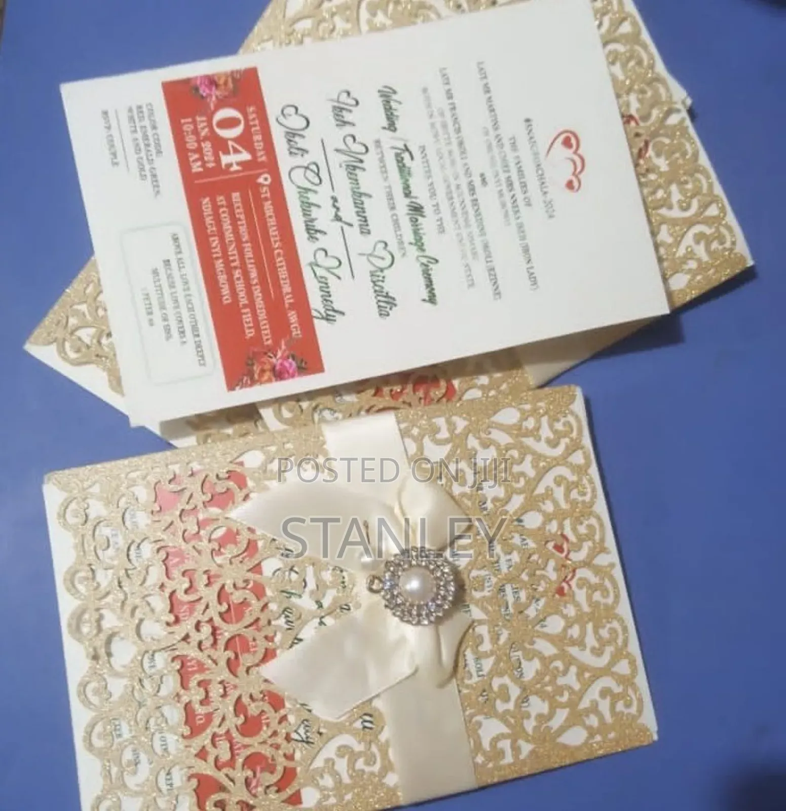 Lasser Cut Wedding Invitation Cards