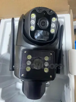 Dual Lens Solar CCTV Camera
