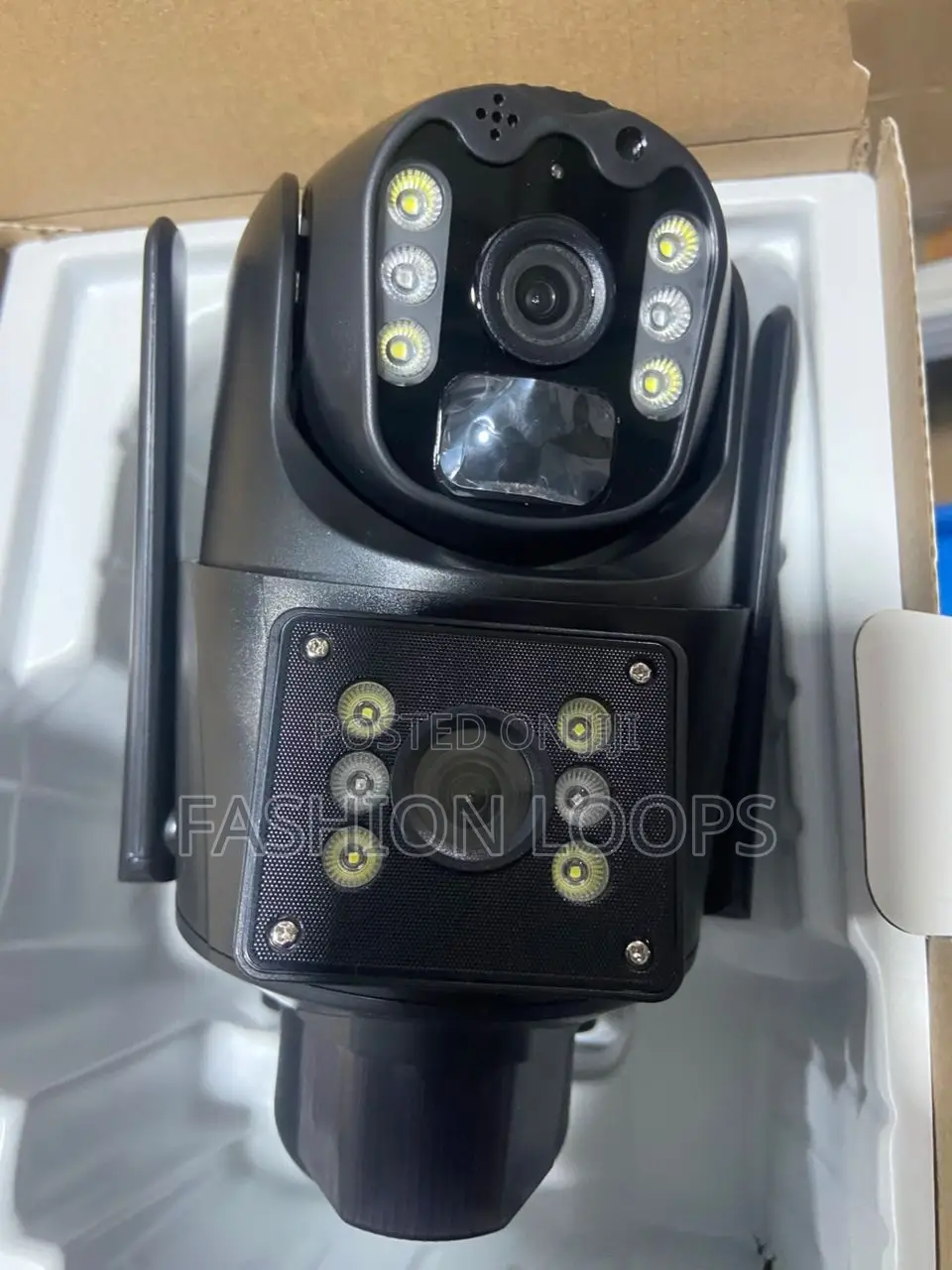 Dual Lens Solar CCTV Camera