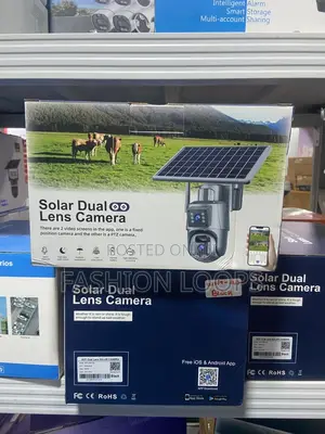 Dual Lens Solar CCTV Camera