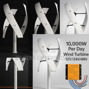 Power Your Business With 10,000w Per Day 48v Wind Turbine Energy