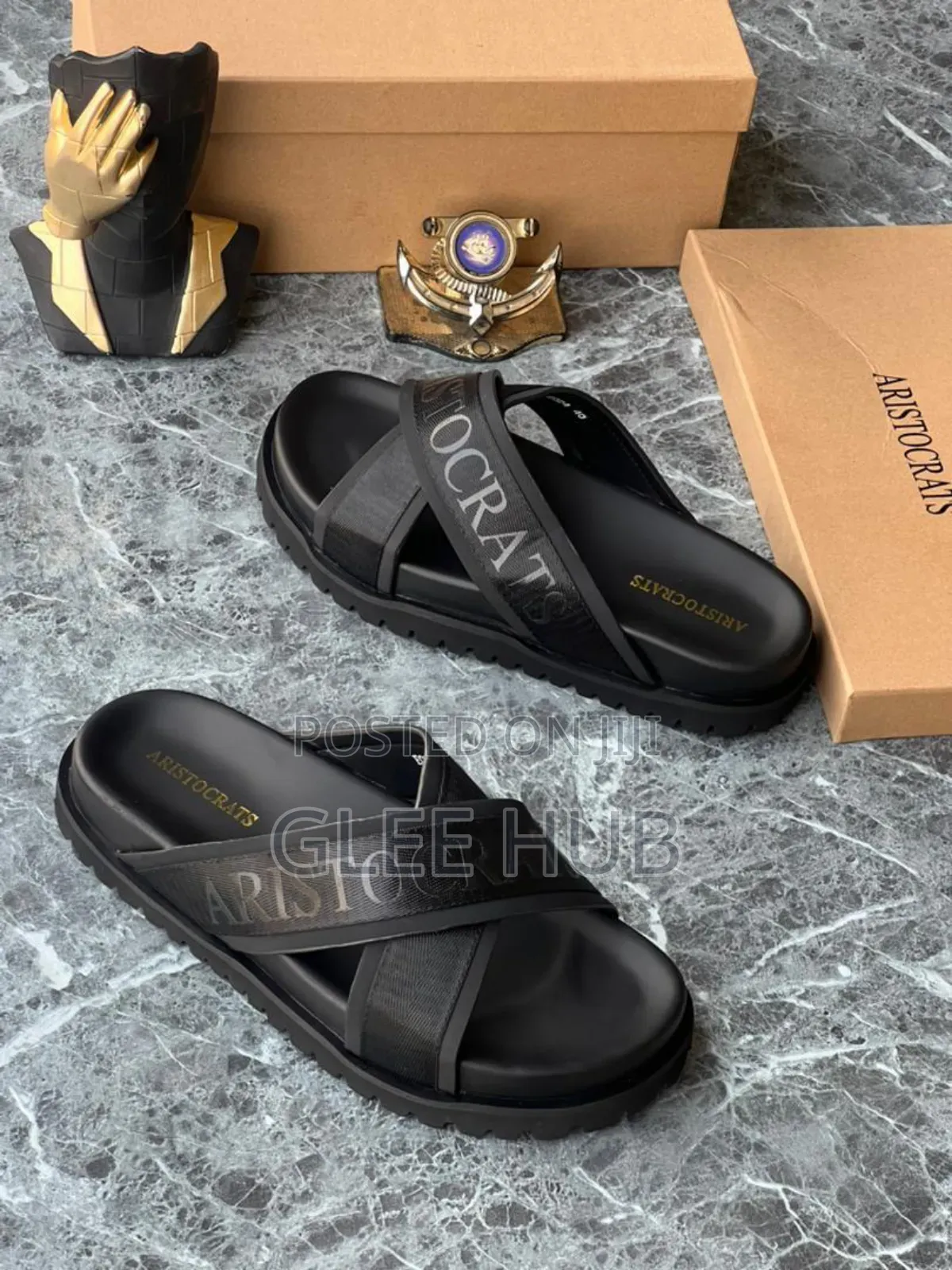 Aristocrats Luxury Palms Slippers