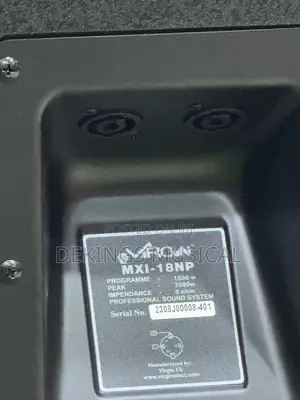 Virgin Mxi-18np Single Sub Speaker