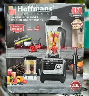 Hoffmans Electronic Blender (2.2 Ltrs) [Pure Copper)