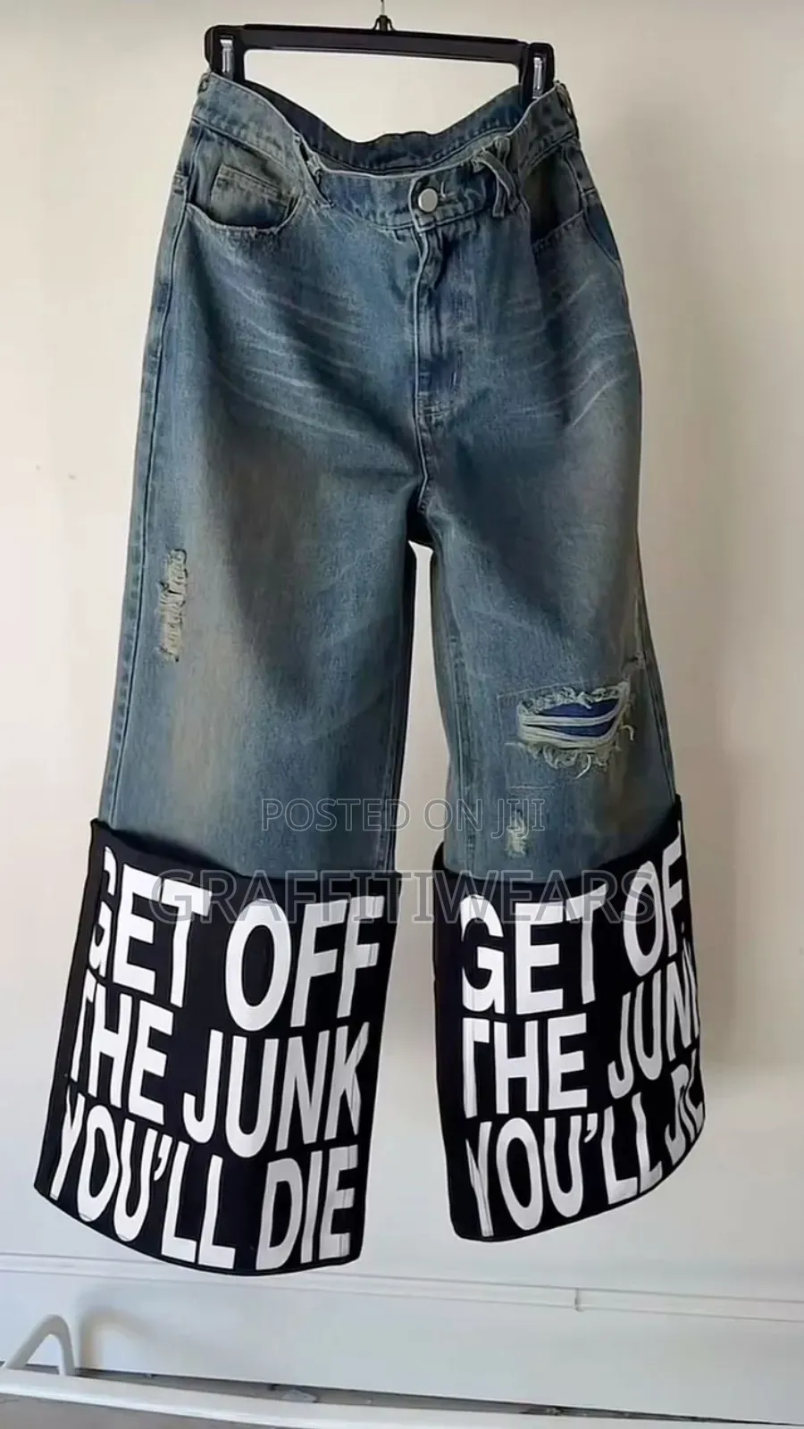 Custom Painted Denim Jean