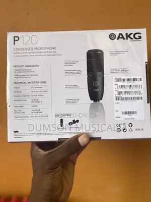 Akg P120 Studio Condenser Microphone General Purpose Recording Mic Akg