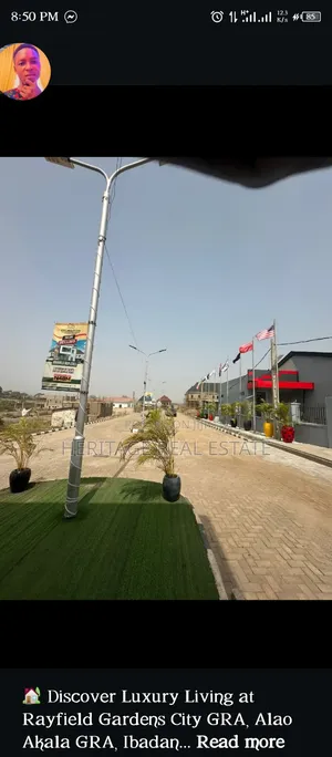 1 Plot Oloje Ologuneru Extention With 24hours Lit