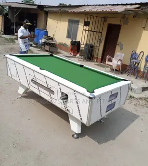 HDF Marble White Snooker Board With Accessories