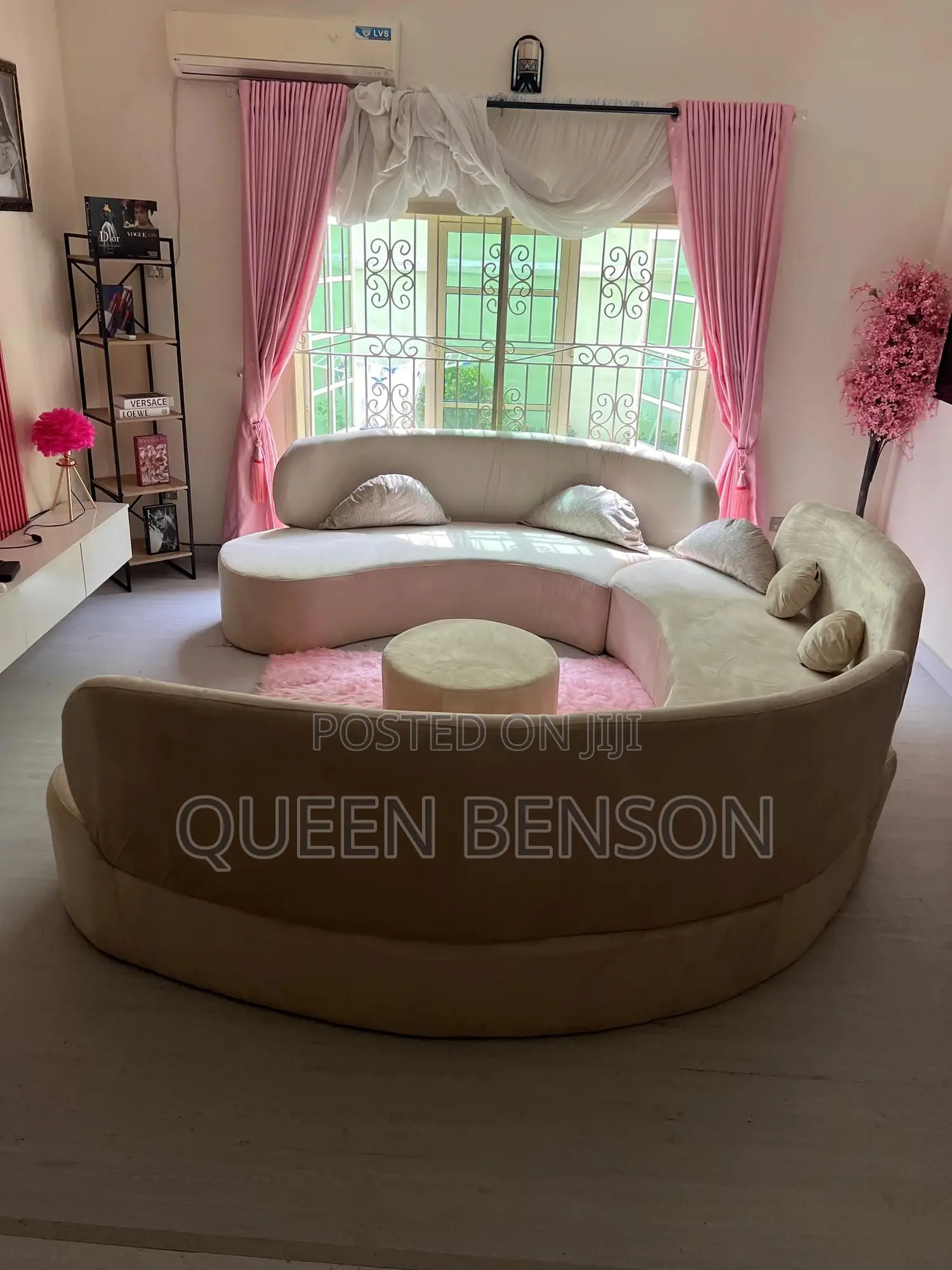 C-Shaped Curved Sofa