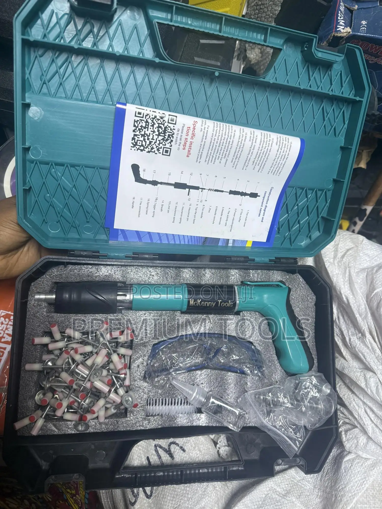 McKenny Artifact Nailer Machine Plus 100 Pin