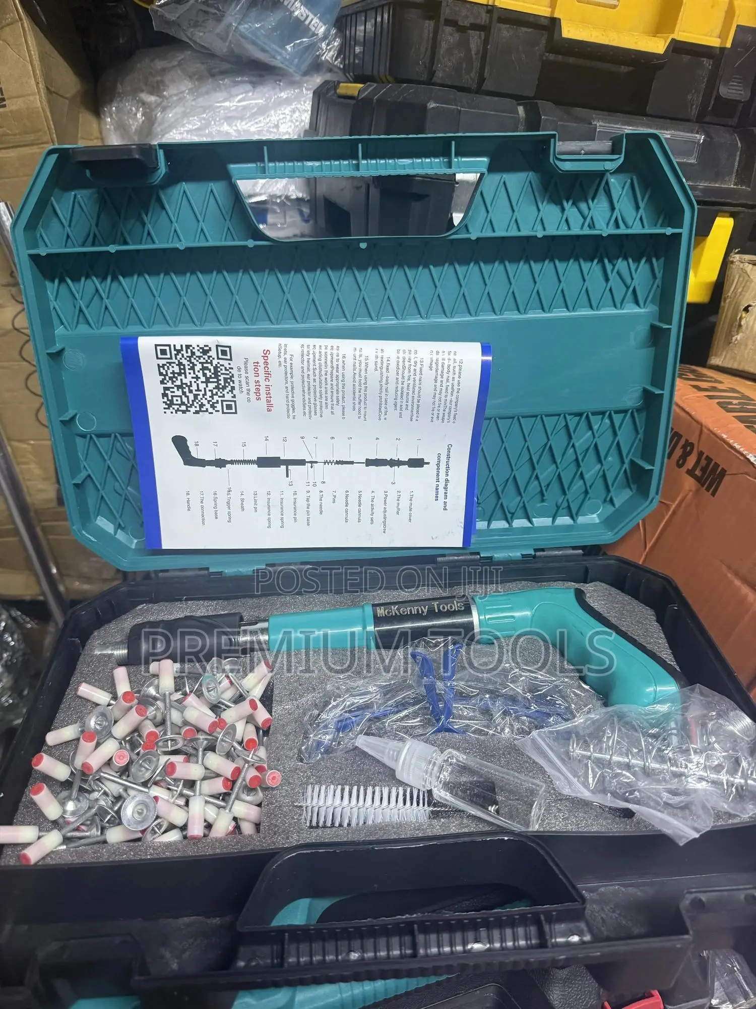 McKenny Artifact Nailer Machine Plus 100 Pin