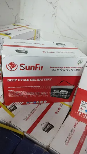 Sunfit Product Solar Battery 130ahs