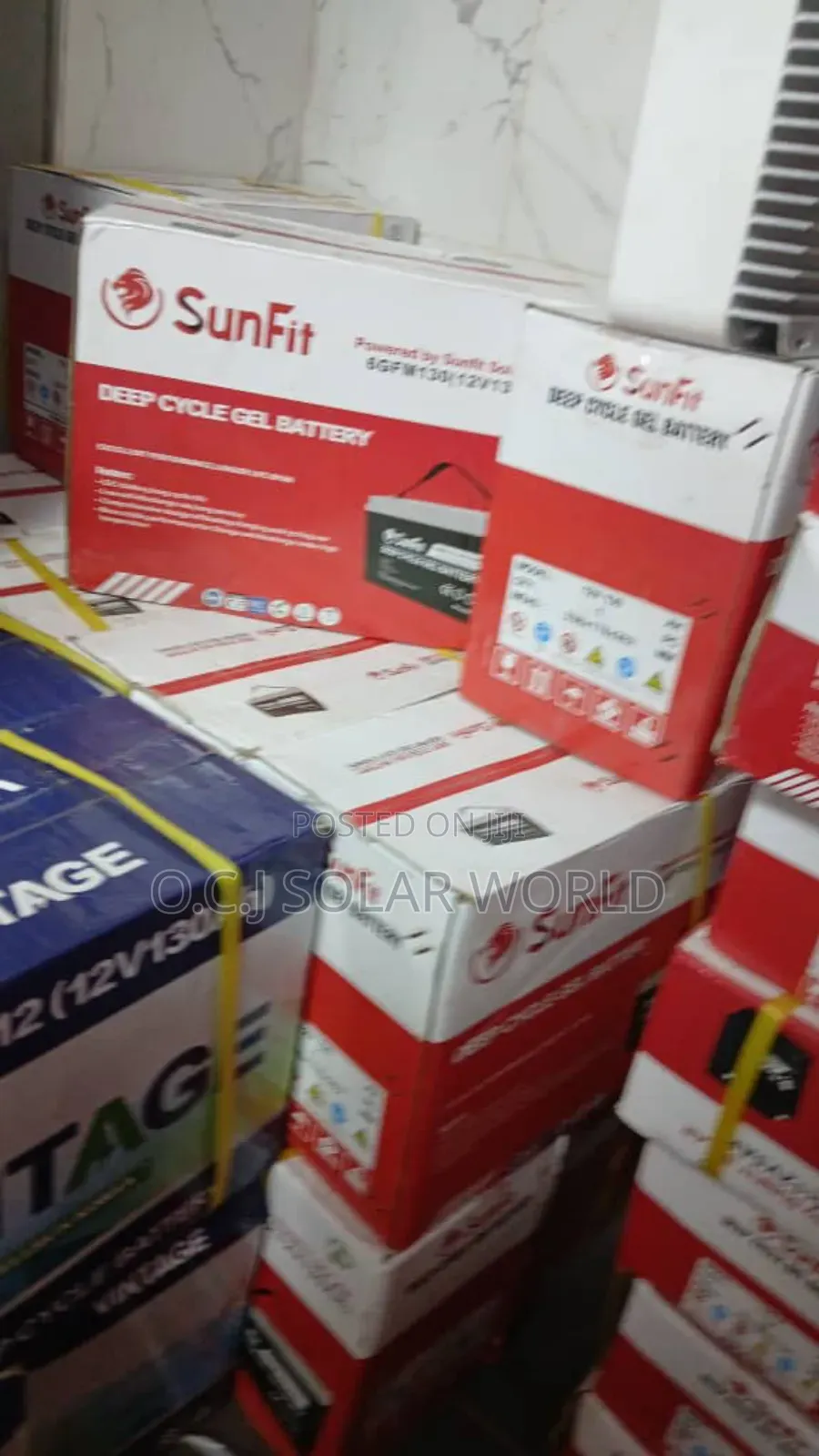 Sunfit Product Solar Battery 130ahs