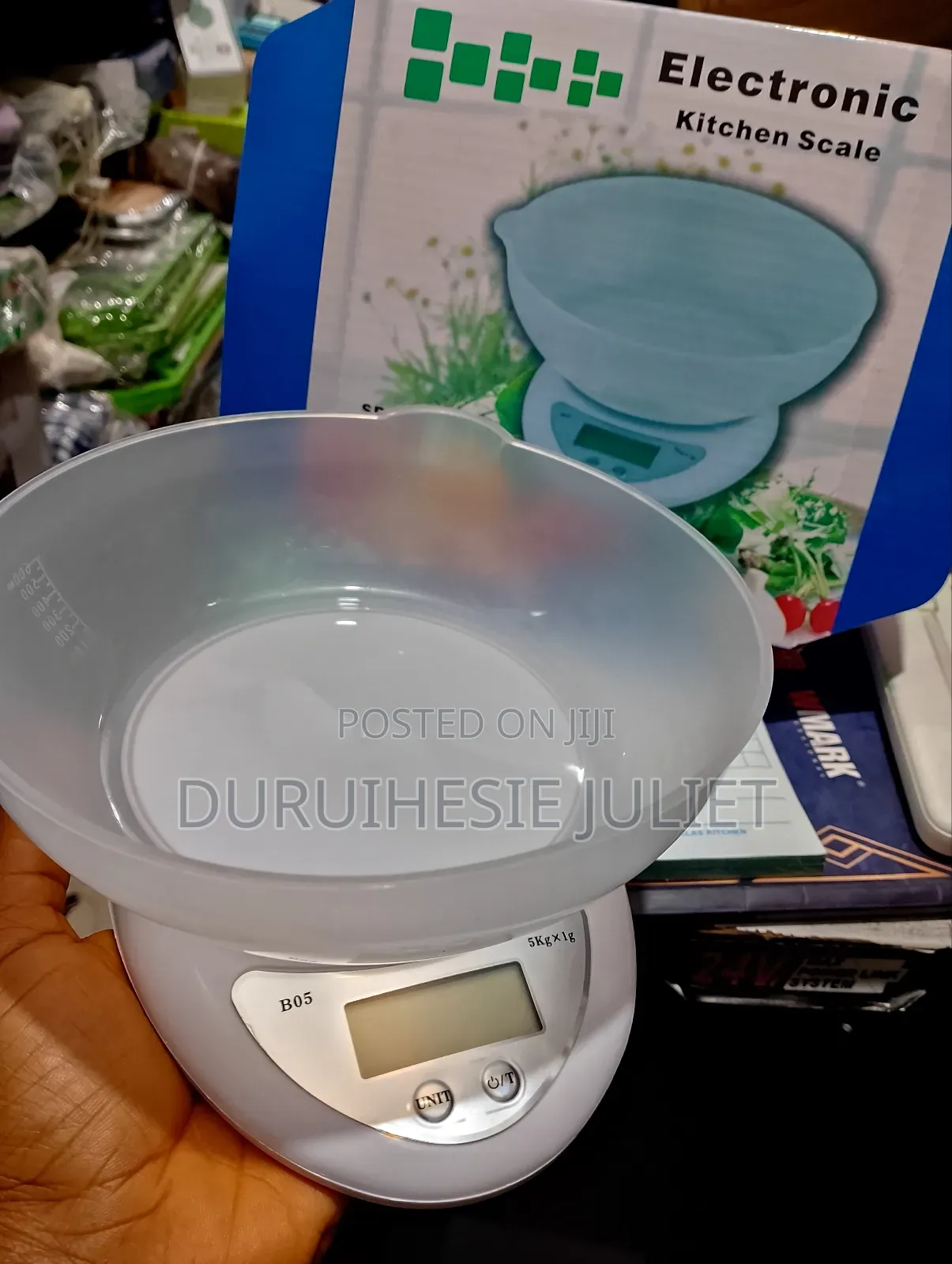 Electronic Kitchen Scale With Bowl