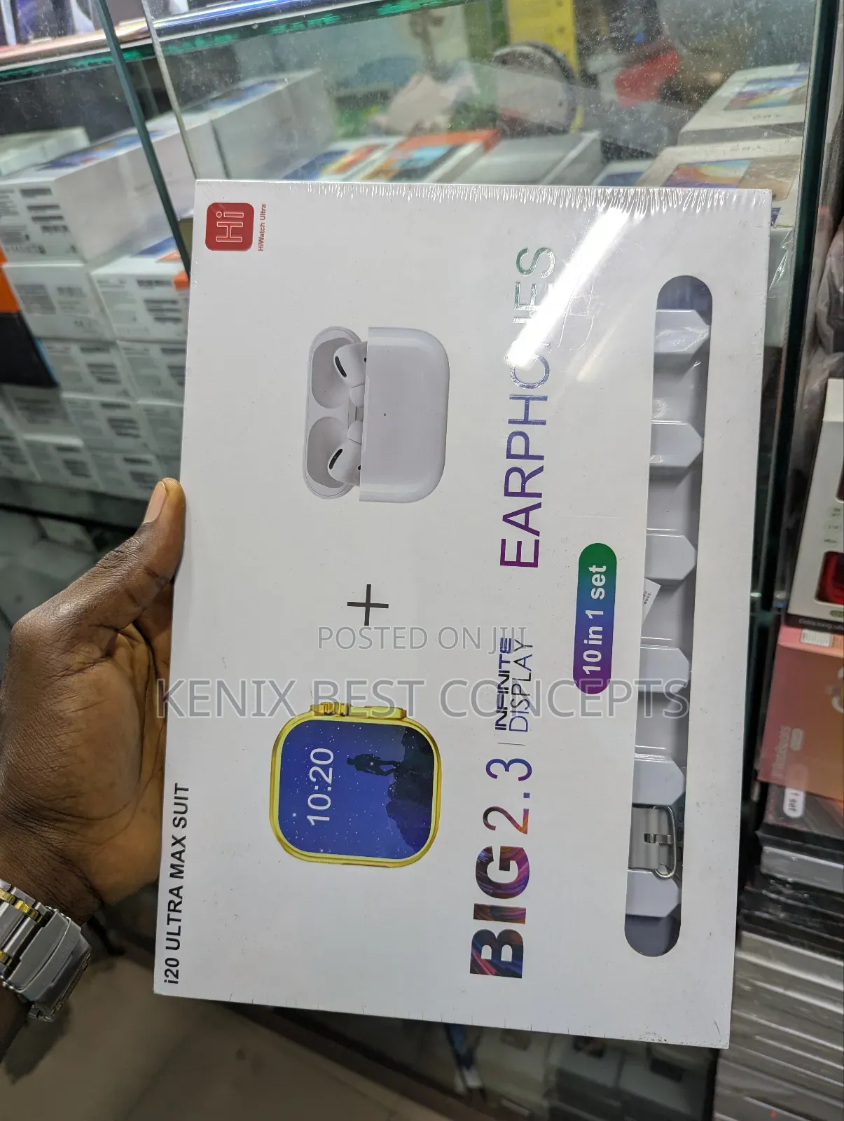 I20 Smart Watch With 7 Straps