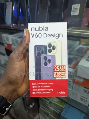 New ZTE Nubia V60 Design 256 GB Black