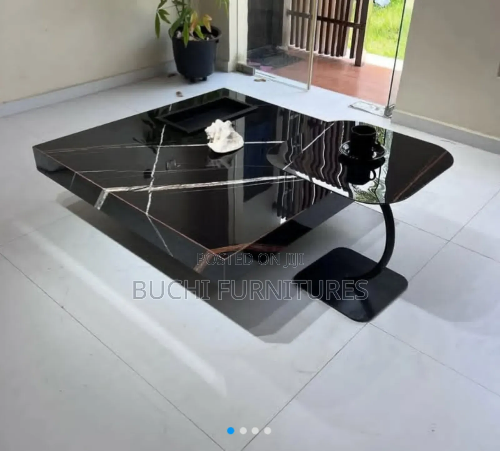 Buchi Table High Quality Imported Luxury Center Table With One Side Stood in Port ...