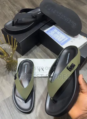 Luxury Alexander Wang Mens Slippers