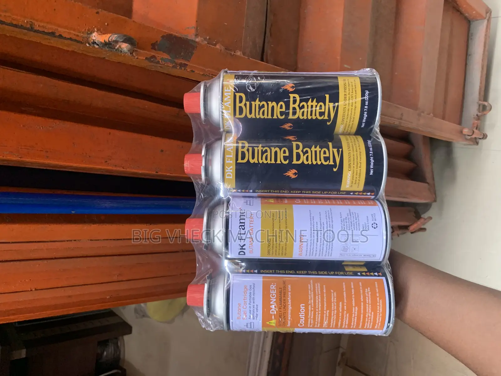 Set of Butane Gas