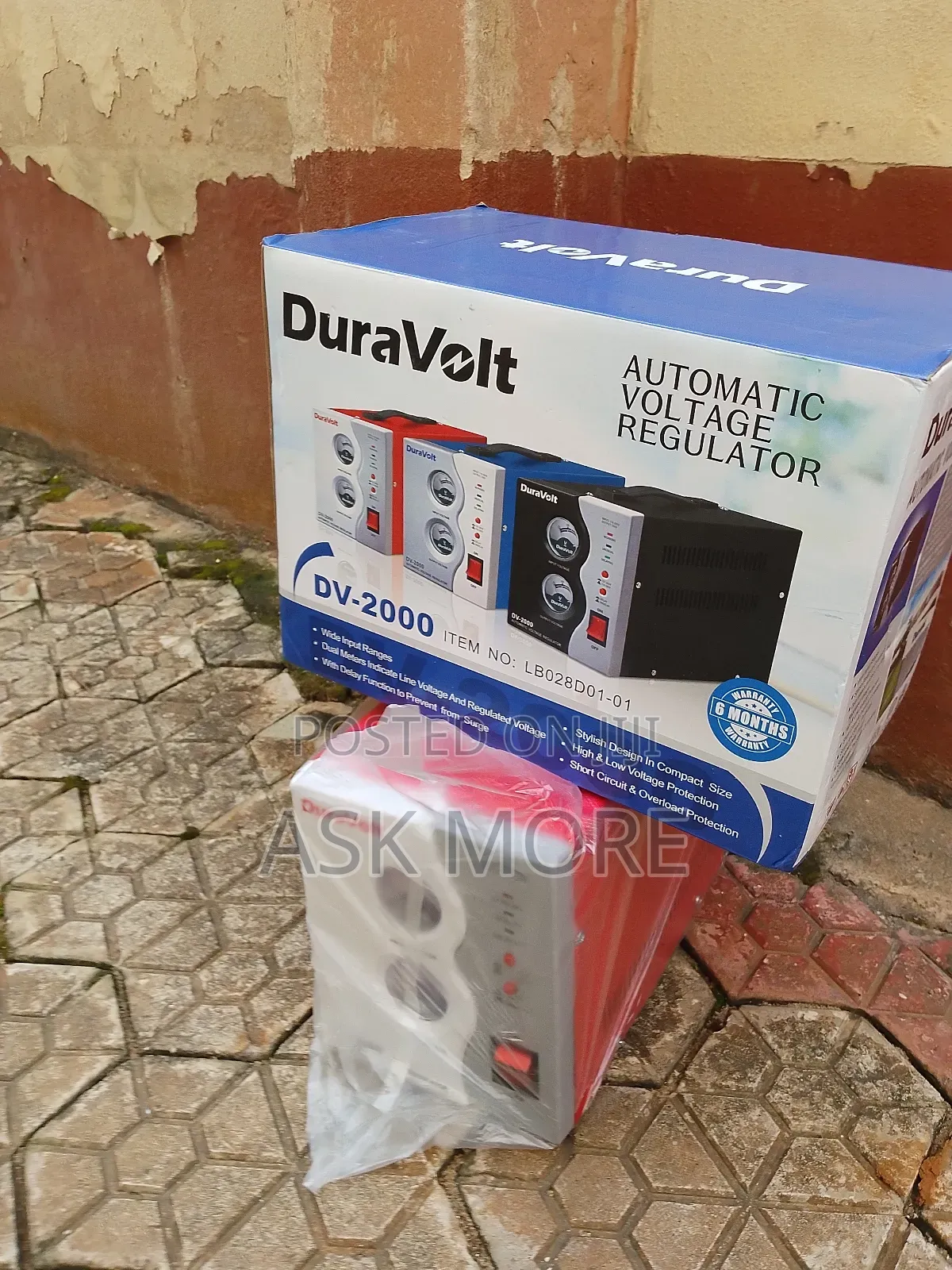 High Capacity Duravolt Dv-2000 Stabilizer