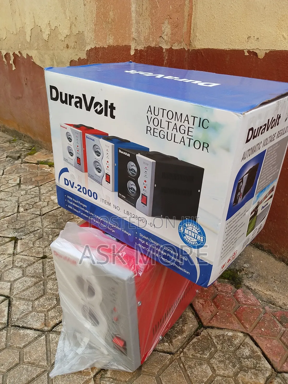 Compact Voltage Duravolt Dv-2000 Stabilizer