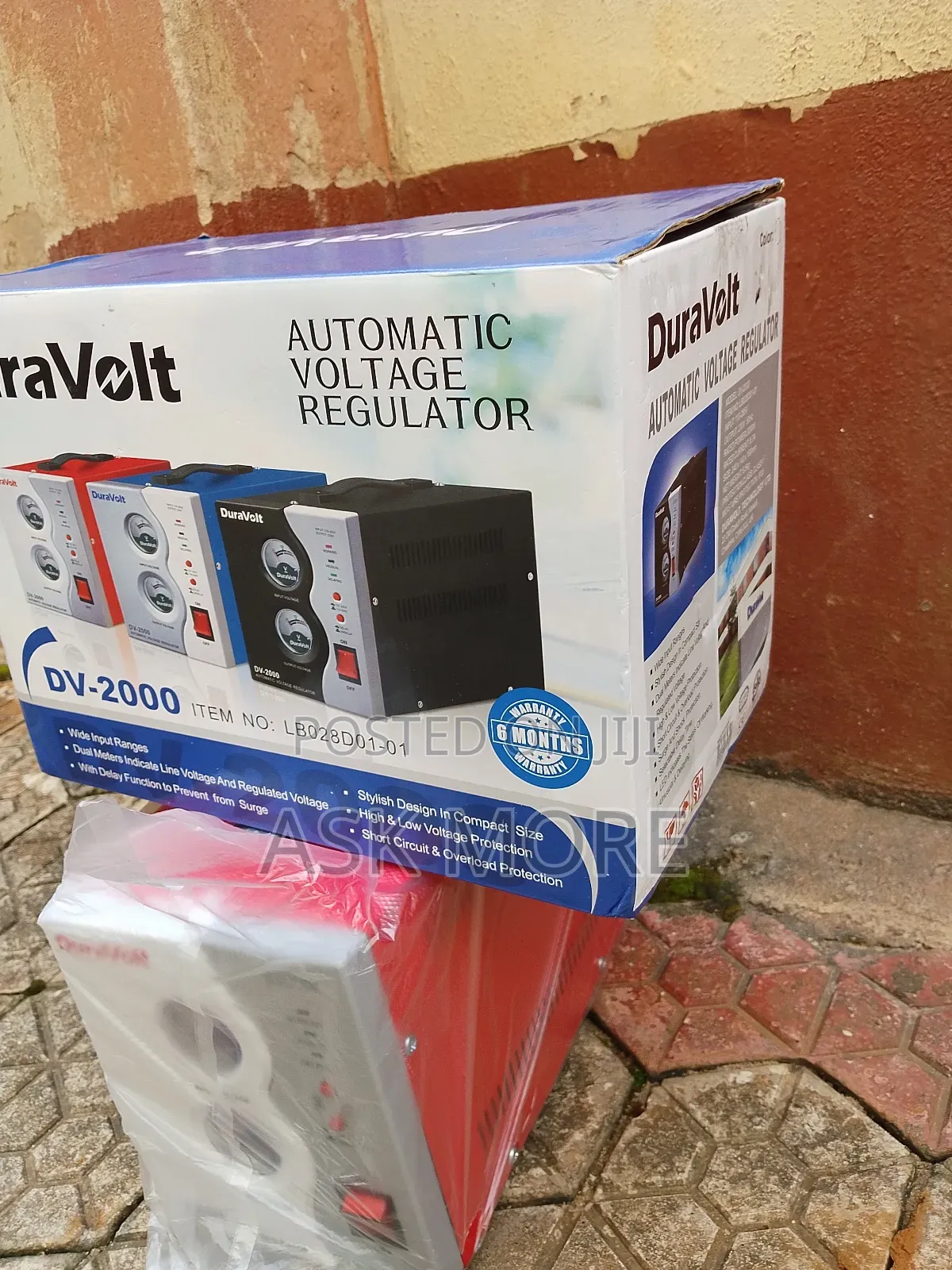 Safe Voltage Duravolt Dv-2000 Regulator Stabilizer