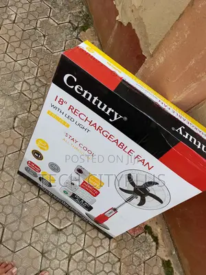 Century 18" Rechargeable Fan – Perfect for Power Outage