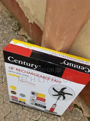 Century Rechargeable Fan 18" With Strong Cooling Power