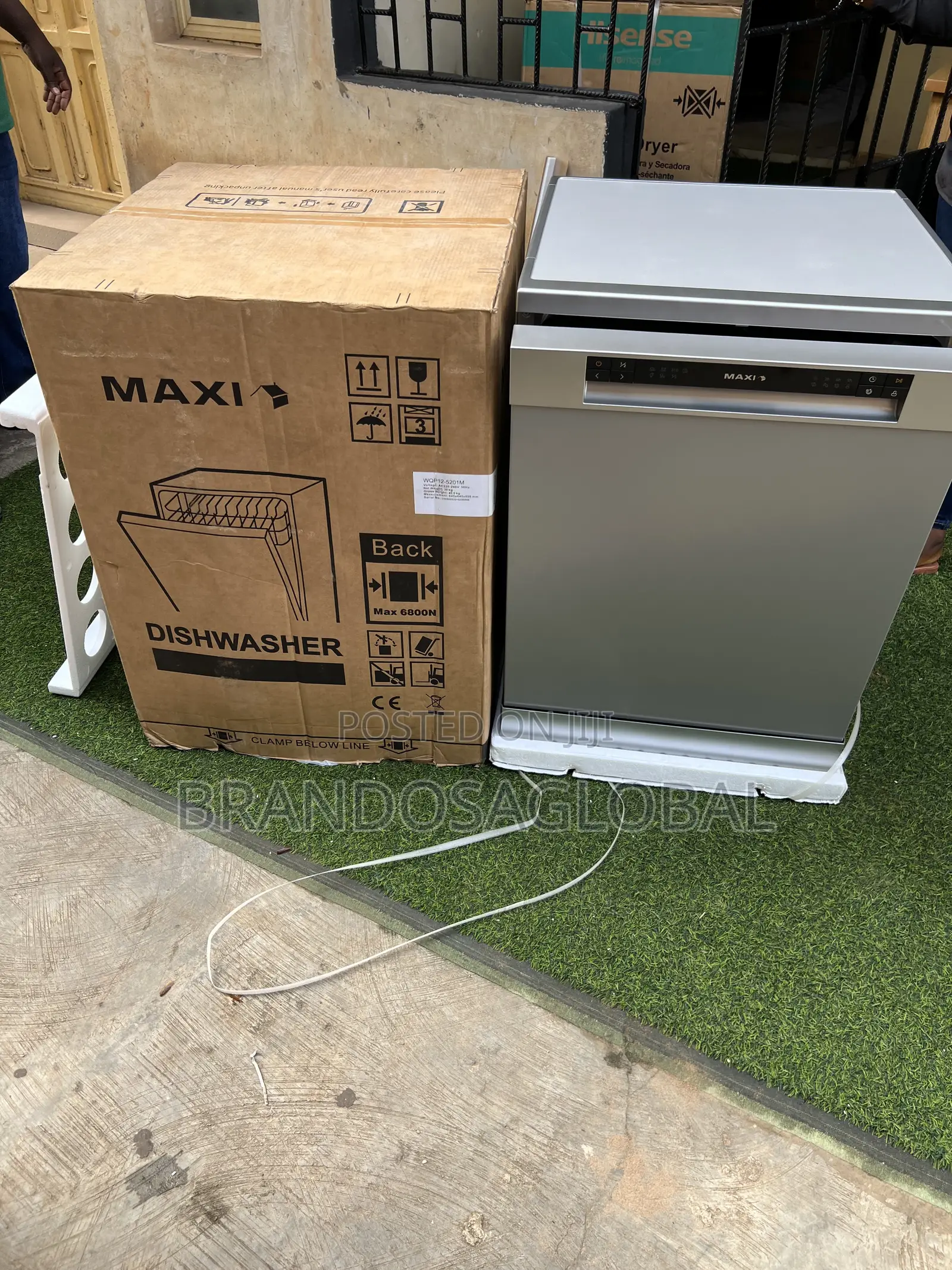 Maxi Automatic Dishwasher Wqp12-5201m Clean Plates Fast
