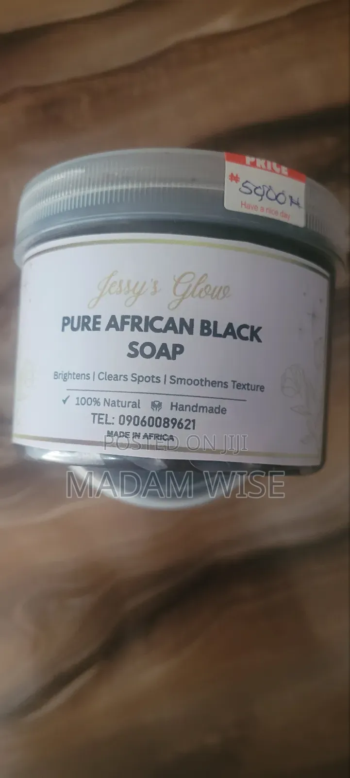 Jessy's Glow ( Pure African Black Soap )