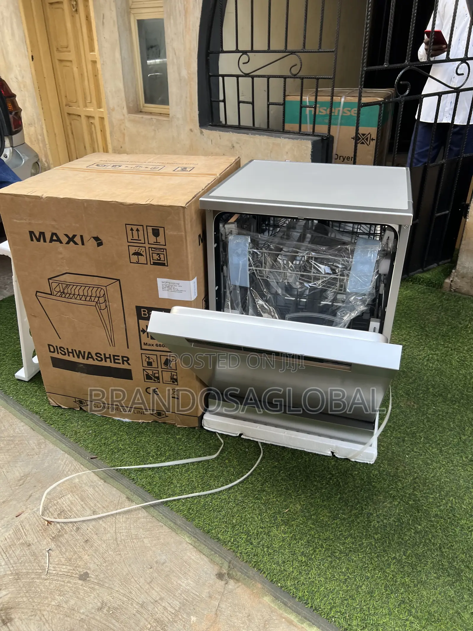 Maxi Wqp12-5201m Kitchen Dishwasher Low Noise Design