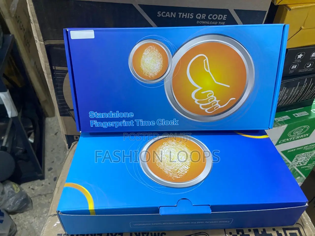 Standalone Time And Attendance Clock Rechargeable