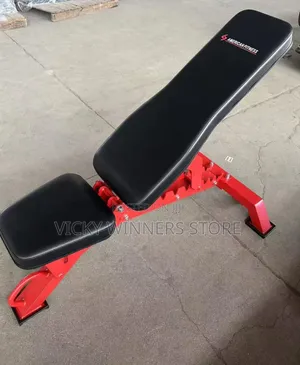 Adjustable High Quality Commercial Multi Functional Bench Reb&Black