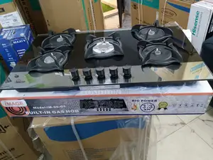 Image Five-Burner Hob With Rectangular 90 Cmx60cm