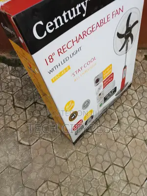 Century 18" Rechargeable Fan With Wide Airflow