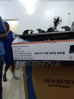 Image Gas Hob Featuring Five Independent Flame Controls