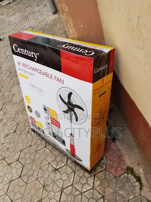 Century 18" Rechargeable Fan – Suitable for Nigerian Weather